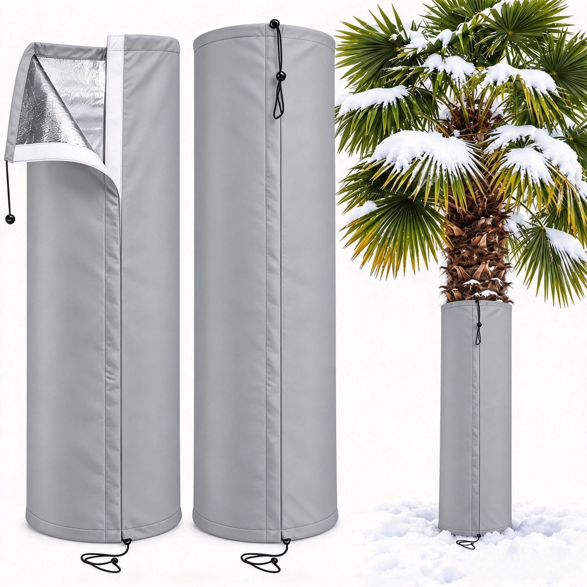 Wrapp Guard 2 Pack Winter Tree Trunk Protector Wrap, Breathable Plant Guard for ...