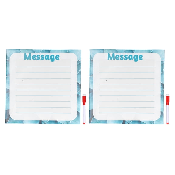 2-Pack Wipeable Message Board, Density Board Material, Practical Letter Board for Home Decoration and Communication