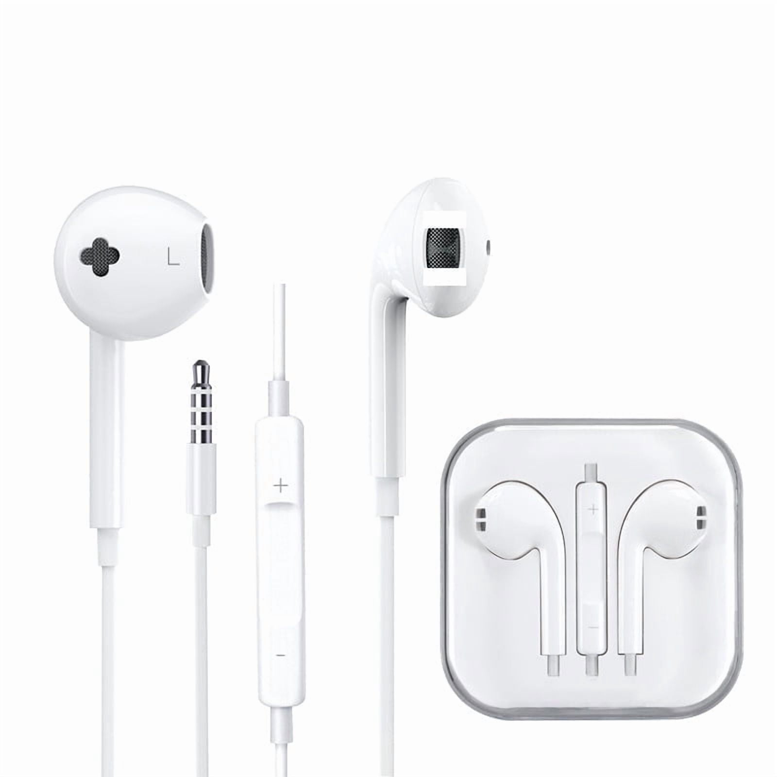 2 Pack Wired Earbuds with 3.5mm Wired with Mic, Volume Control Compatible with iPhone,iPad,iPod,Computer,MP3/4,Android Most 3.5mm Audio Devices