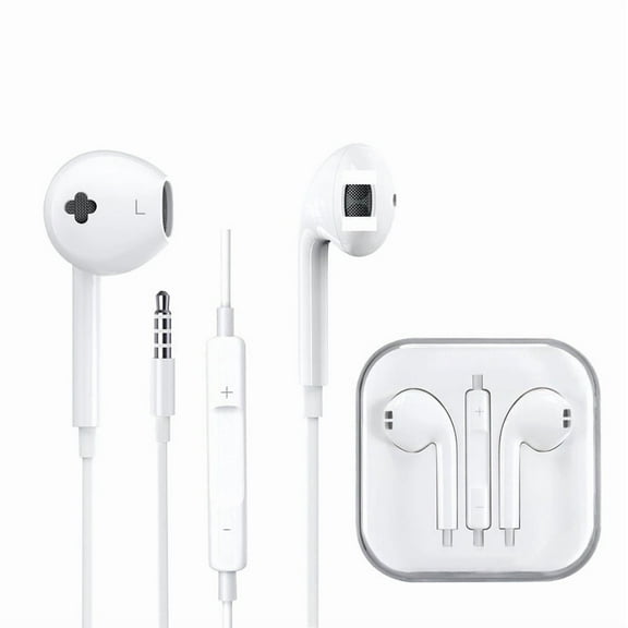 2 Pack Wired Earbuds with 3.5mm Wired with Mic, Volume Control Compatible with iPhone,iPad,iPod,Computer,MP3/4,Android Most 3.5mm Audio Devices