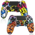 thumbnail image 1 of 2 Pack Wireless Controller for P4, Bonadget Wireless Gamepad Compatible with P4/ Pro/Slim,P4 Remote Built-in 1000mAh Battery with Turbo/ Dual Vibration/6-Axis Motion Sensor, 1 of 8