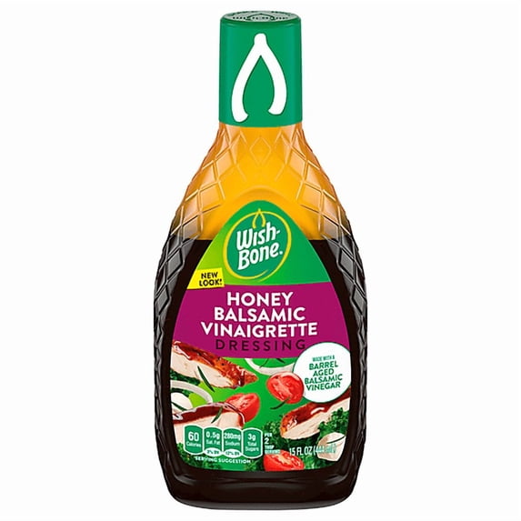( 2 Pack ) Wish-Bone Dressing, Honey Balsamic Vinaigrette 15 Oz