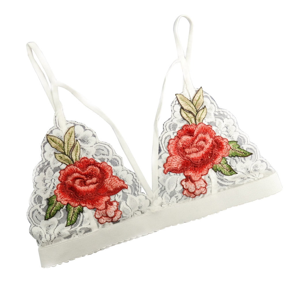 2Pack, Woman Lingerie Plus Size Rhinestone Bra and Panties Set Plus