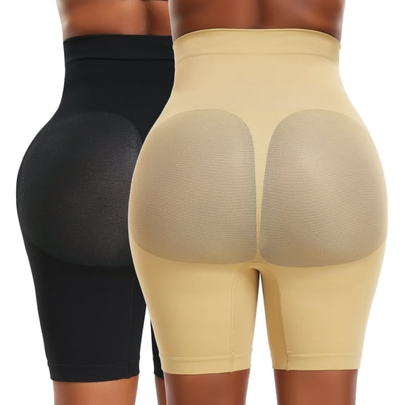 2 Pack Women High Waist Body Shaper Tummy Control Shapewear Butt Lifter Waist Slimming Shaping Panty