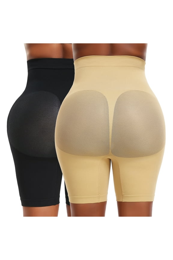 2 Pack Women High Waist Body Shaper Tummy Control Shapewear Butt Lifter Waist Slimming Shaping Panty