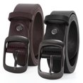 thumbnail image 1 of 2 Pack Women Leather Belts for Jeans Fashion Ladies Black Brown Waist Belt, 1 of 10