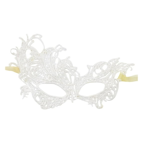 2 Pack Women Makeup Dance Face Guard Painted With Gold Masquerade Mask For Women Powder Multi Cornered Half Cat Masks Face Carnival Party Face White Masquerade Mask Guard Costu