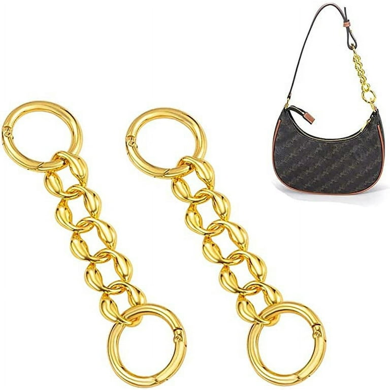 Chain Strap Extender Handbag Accessory with Purse Keyring Tether