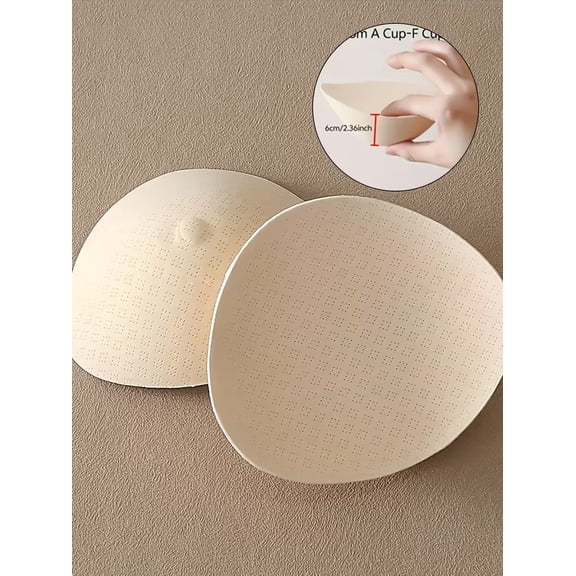2-Pack Women's Breast Pads - Ultra-Soft, Comfortable, and Seamless Design for Everyday Use
