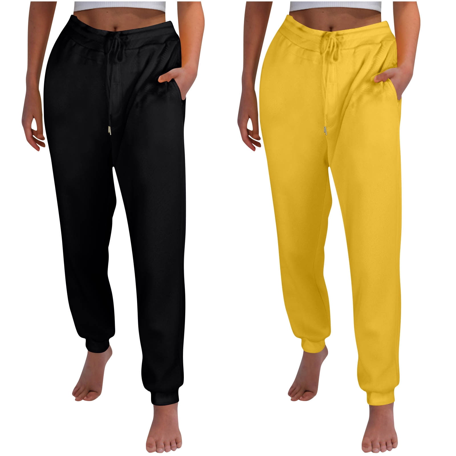 2 Pack Women's New Arrivals Womens Sweatpants Joggers Athletic Pants