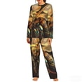 thumbnail image 1 of 2 Pack Women's Pajamas Set Sleepwear Loungewear Pjs Sets with Pockets, Bee Honey Honeybee Cool, 1 of 6