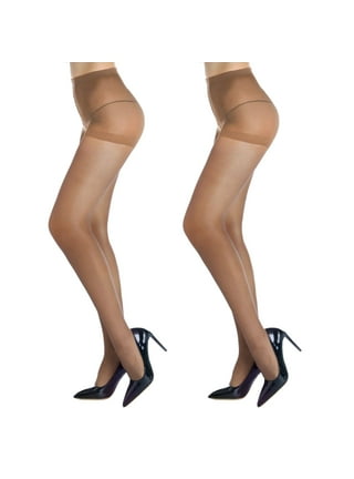 Women Plus Size Transparent Pantyhose 20d Ultra-thin High Waist Control Top Sheer  Tights Stockings Summer Super Elastic Seamless Leggings Hosiery