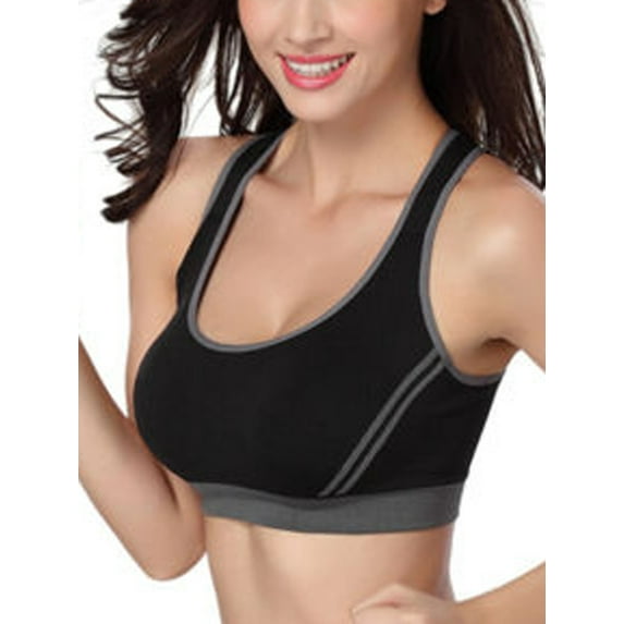 2 Pack Women's Sports Bras Active Performance Racerback Sports Bra with Removable Padded 4 Style for Choose