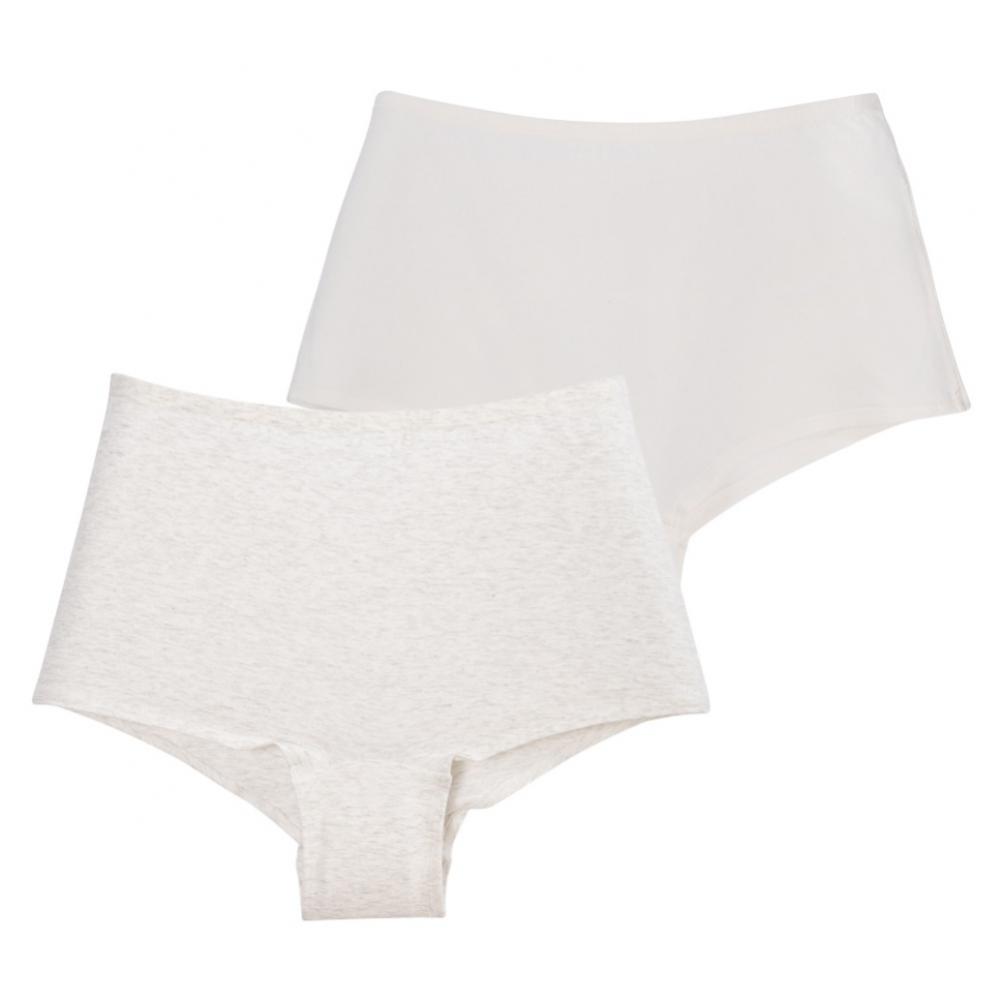 2 Pack Women's Sporty Cotton Assorted Boyshort Underwear - Walmart.com