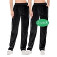 thumbnail image 1 of 2 Pack Women's Sweatpants Sweatsuit Womens Jogger Sweatpants Velvet High Waist Loose Fit Long Yoga Trousers Pants(Only Pant), 1 of 5
