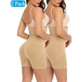 thumbnail image 1 of 2 Pack Women Body Shaper Tummy Control Shapewear High Waist Mid-Thigh Slimmer Shorts Underwear Butt Lifter Bodysuit Panties, 1 of 6