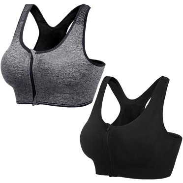 Women's Front Zipper Sports Bra, Shock Resistant Front Zip Sports Bra Racerback Running Bra Tank Top Seamless Sports Bra Power Lift Bra Sculpting Bra Women's Front Zipper Sports Bra, Shock Resistant Front Zip Sports Bra Racerback Running Bra Tank Top Seamless Sports Bra Power Lift Bra Sculpting Bra