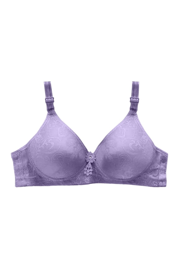 2 Pack Womens Bras Soft Support Wirefree Comfortable Breathable Seamless Traditional Underwire Everyday Bras