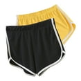 thumbnail image 1 of 2 Pack: Womens Cotton Yoga Dance Short Pants Summer Athletic Cycling Hiking Sports Shorts Dolphin Soft Comfy Shorts, 1 of 2