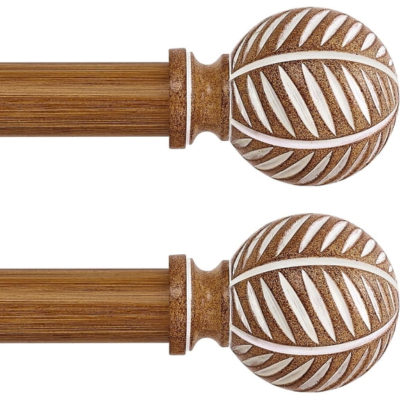 2 Pack Curtain Rods For Windows 48 To 84 Inch 1