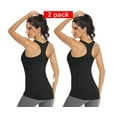 thumbnail image 1 of 2 Pack Workout Tank Tops for Women Racerback Tanks Athletic shirts Black XL, 1 of 1