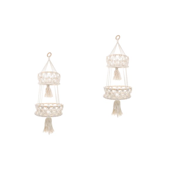 2 Pack Woven Storage Basket Unique Style Fruit Child