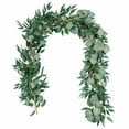 thumbnail image 1 of 2 Pack Wreath Leaves Wreath With Leaves Fake Ivy Vines For Wedding Home Decoration, 1 of 5