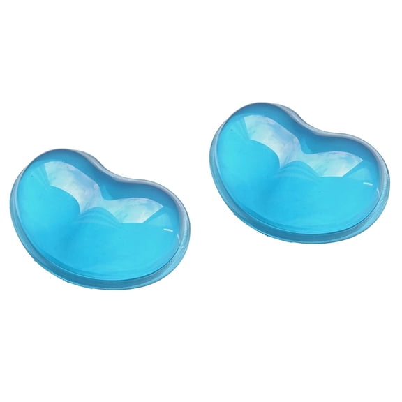 2 Pack Heart-Shaped Wrist Rest Mouse Pad for Desktop Computer Ergonomic Support Comfortable