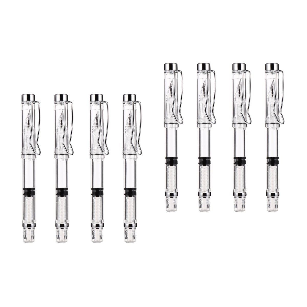 2 Pack Writing Pen Ink Pens Refillable Fountain Student Office ...