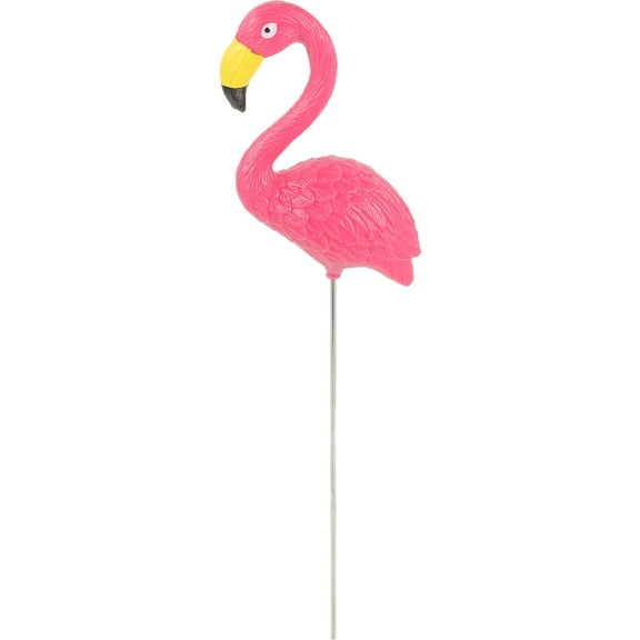 2 Pieces Pool Simulation Flamingo Resin Window Decoration Realistic
