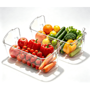 [2 Pack] Yeefeoch Refrigerator Lower Door Bin, Compatible with Frigidaire FFSS2615TP0/1/2/3 LFSS2612TF0/1/2/3/4 Side-by-Side Fridge Door Shelf Bin, Replaces AP6278233 PS12364199