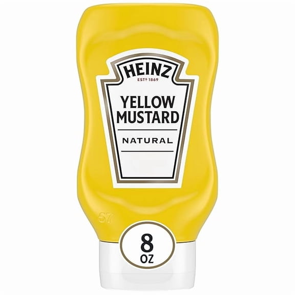 2-Pack Yellow Mustard, 8 oz Bottle