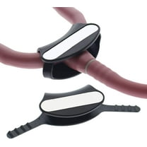 2 Pack - Yoke Stethoscope ID Tag for Cardio Steth Sizes - Blank with Write on Surface for Customizing and Personalizing (Compatible with Cardio/Cardiology) by Specialist ID (Black)