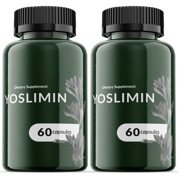 (2 Pack) Yoslimin - Keto Weight Loss Formula - Energy & Focus Boosting Dietary Supplements for Weight Management & Metabolism - Advanced Fat Burn Raspberry Ketones Pills - 120 Capsules