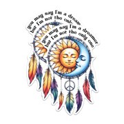 2 Pack You May Say Im A Dreamer Magnets - Mystical Magical Magnet - 5" On Longest Side - Premium Magnet - for Cars, Refrigerators, Toolboxes, Lockers- Made in USA - MAG0786