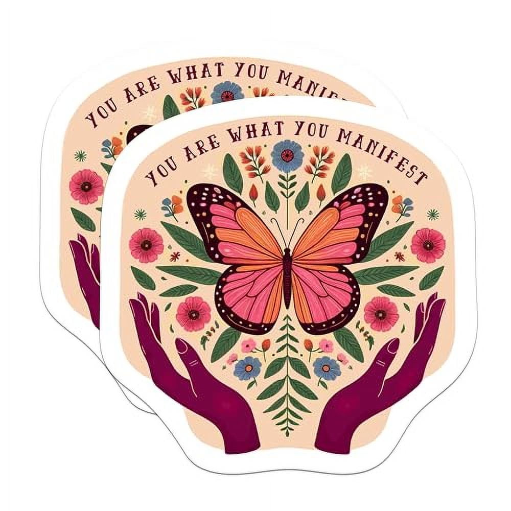 (2 Pack) You are What You Manifest Stickers - Powerful Empowering ...