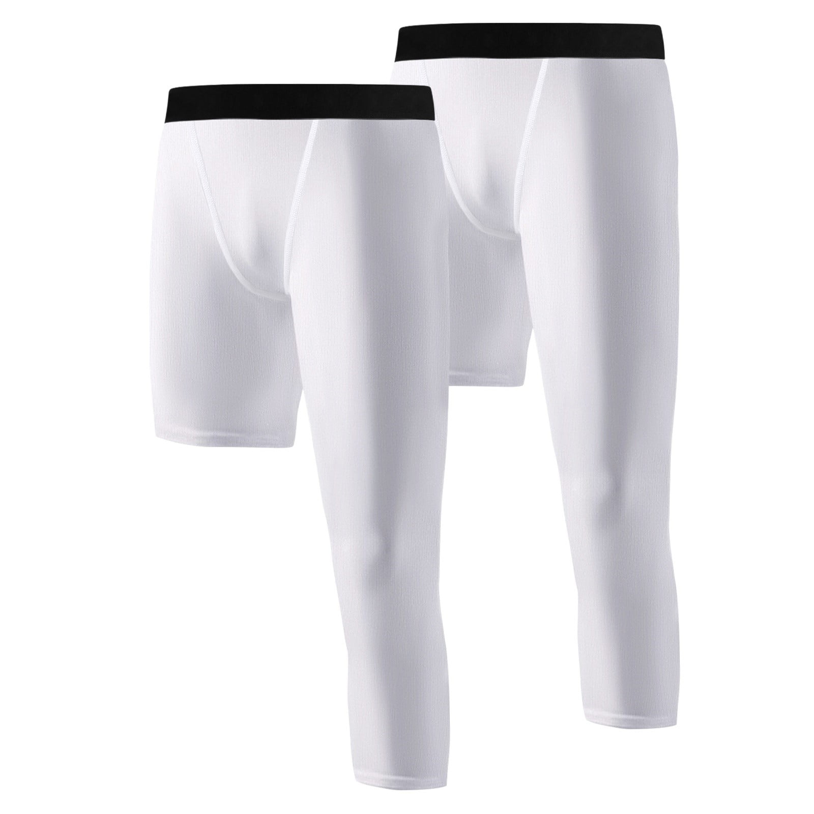 2 Pack Youth Boys Compression Pants One Leg Compression Tights