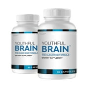 (2 Pack) Youthful Brain Capsules - Youthful Brain Clear Mind Formula Capsules