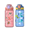 thumbnail image 1 of (2-Pack) ZIGIDO Kids Water Bottle for School, 20oz with Straw, ideal for Boys and Girls, Spill Proof & Dishwasher safe Kids Bottle, BPA-Free, Sippy Cup with attractive design, 1 of 4