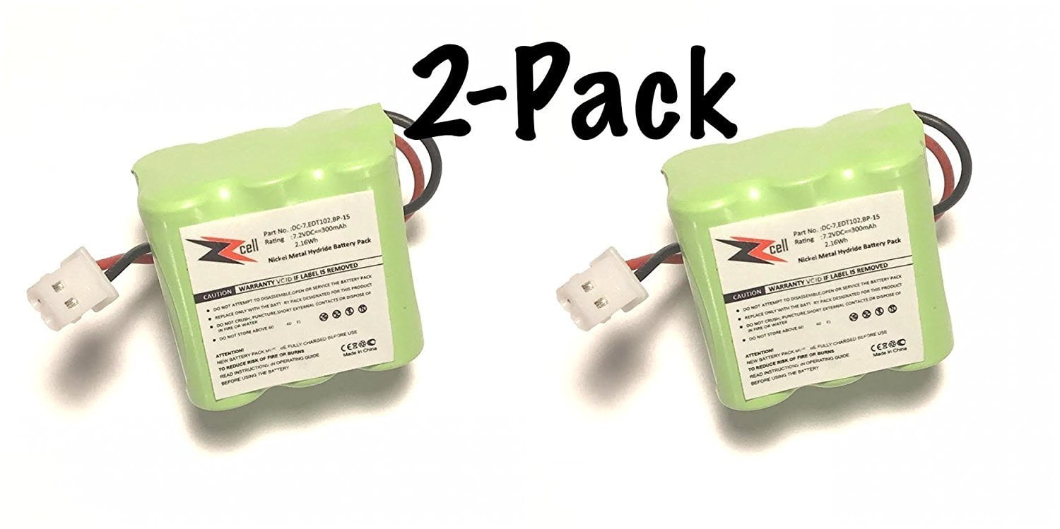 2-Pack ZZcell Battery for Dogtra Transmitter DC-7, 1100NC, 1200NC - Main Image