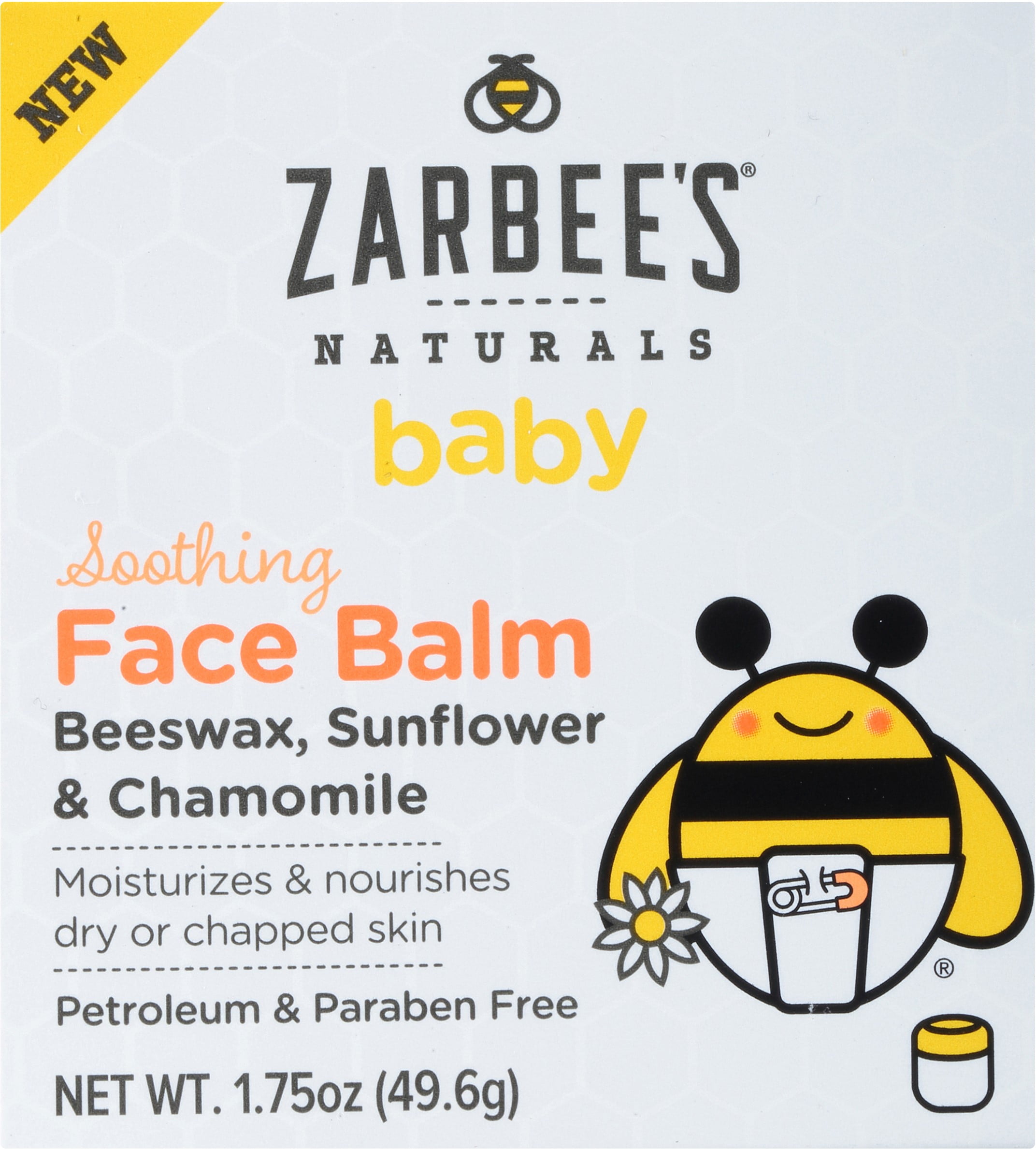 2 Pack Zarbee's Naturals Baby Soothing Face Balm, 1.75 oz