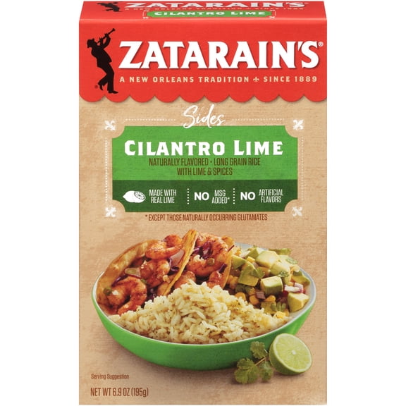Zatarain's Cilantro Lime Rice 6.9 oz (Pack of 2)