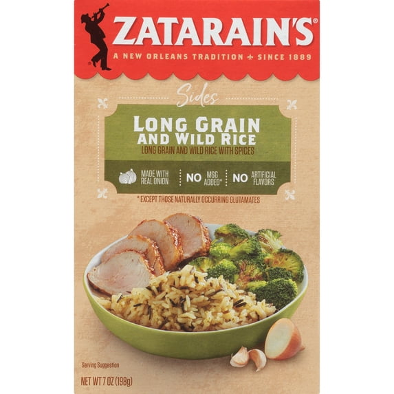 2 Pack - Zatarain's New Orleans Style Long Grain & Wild Rice Mix - 7 oz Packaging may vary