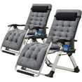 thumbnail image 1 of MOPHOTO 2 Pack Zero Gravity Chair Support 440lbs for Backyard Beach, Foldable Reclining Lounge Chair with Headrest & Cup Holder for Indoor Outdoor, Patio Recliner Folding Reclining Chair, 1 of 8