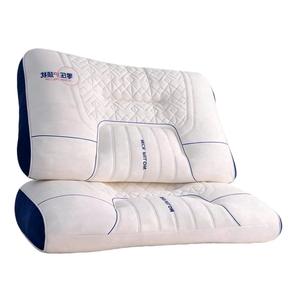 AFGFUF 2-Pack Zero Pressure Pillow (23.62" x 15.75") - Layered Structure and Supportive