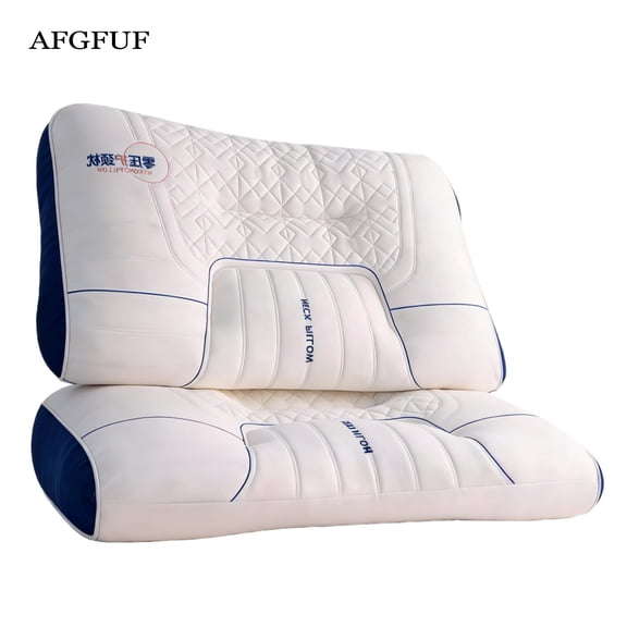 AFGFUF 2-Pack Zero Pressure Pillow (23.62" x 15.75") - Layered Structure and Supportive