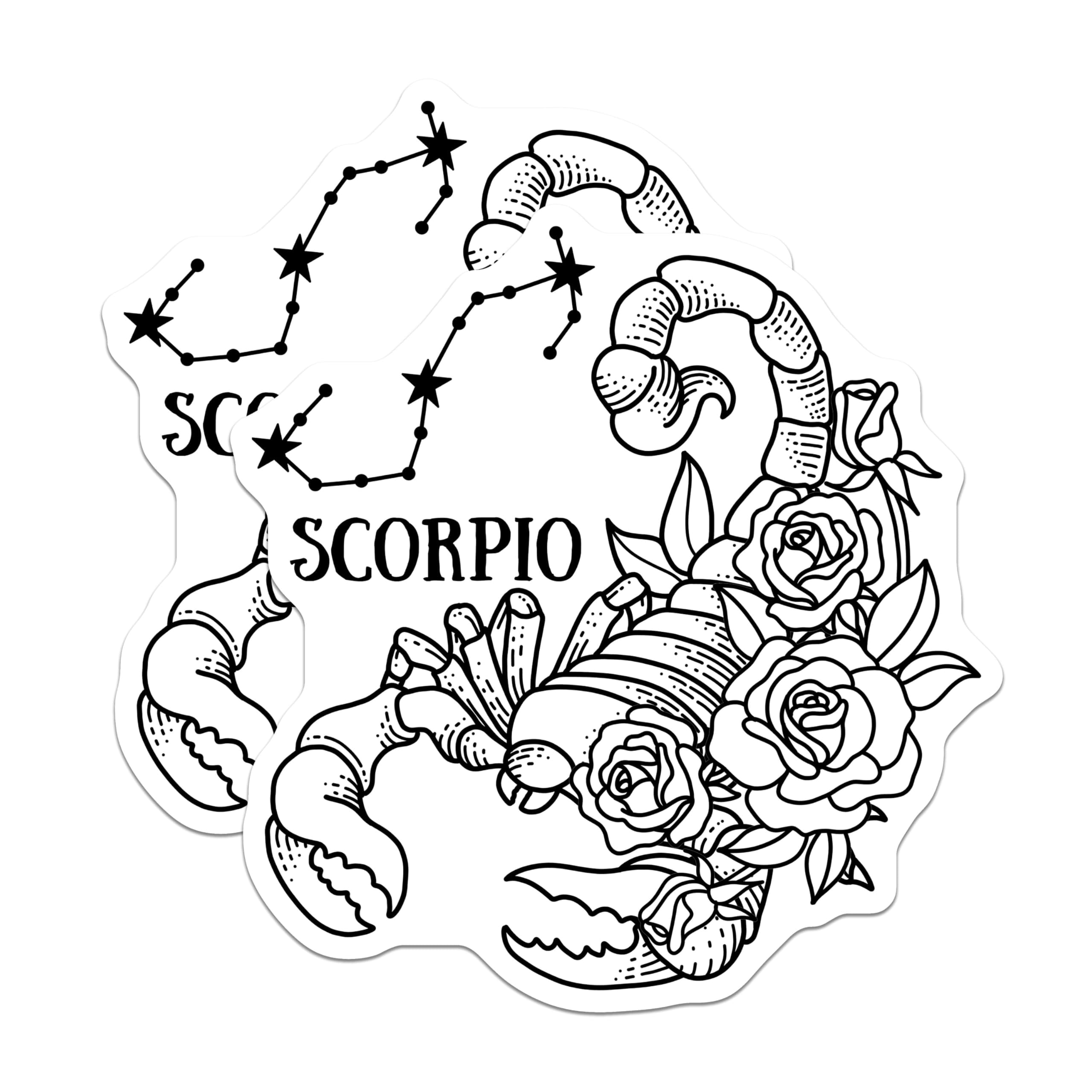 Scorpio Zodiac Sign Plaque - Spiritual Astrology Gift, 10x5 Inch PVC, Decorative Wall Hanging For Home