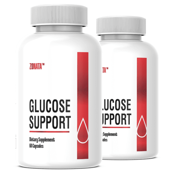 (2 Pack) Zonata Glucose Support Capsules, Glucose Support Premium Formula, 120 Count