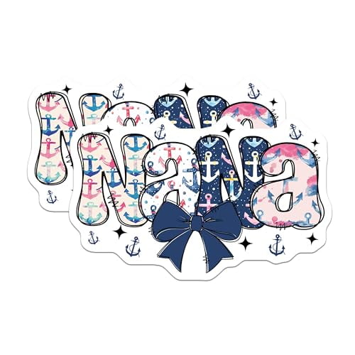 (2 Pack) a Magnets Magnets - Anchor Theme - Nautical Design - 5" On Longest Side - Made in USA - Sticks to Refrigerators & Metal Surfaces - MAG9014
