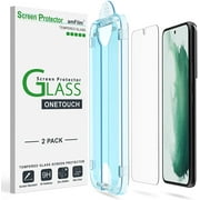 2 Pack amFilm OneTouch Samsung Galaxy S22 5G Tempered Glass Screen Protector